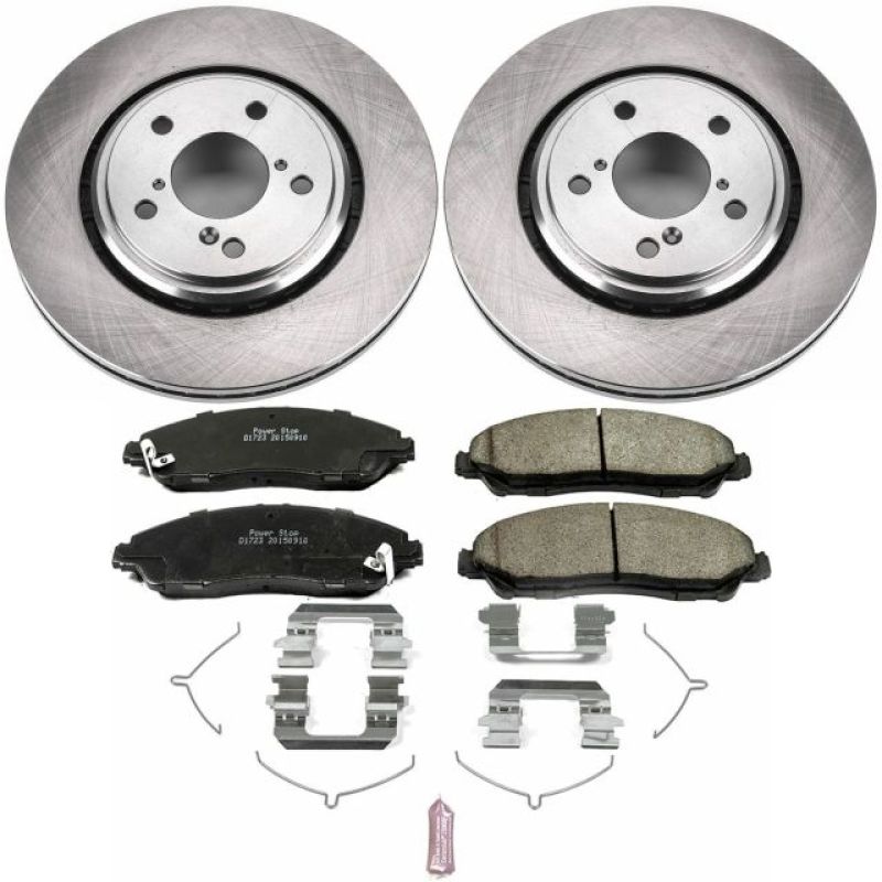 PowerStop Front Autospecialty Brake Kit for 17-19 Acura MDX - OneFastShop