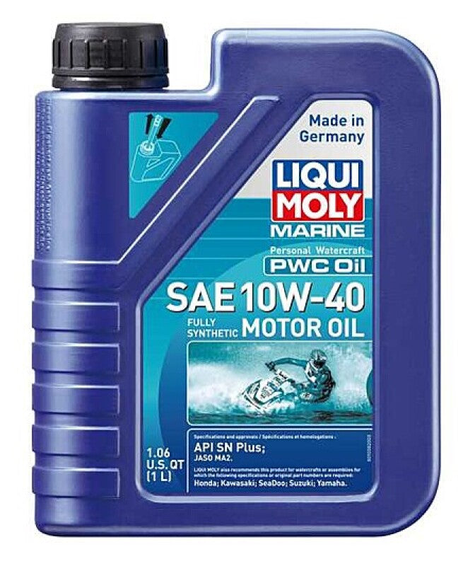 LIQUI MOLY 1L Marine Motor Oil for PWC SAE 10W40 - OneFastShop