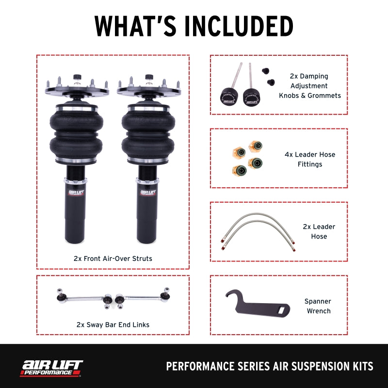 Air Lift Performance Front Air Suspension Kit - BMW F2x/F3x 2012-2021, image 5