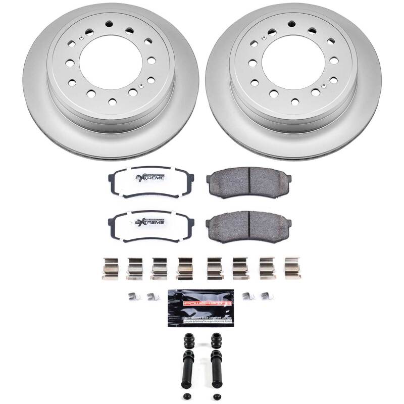 PowerStop Z36 Rear Coated Brake Kit - Lexus GX460 / Toyota 4Runner / FJ Cruiser 2010-2024