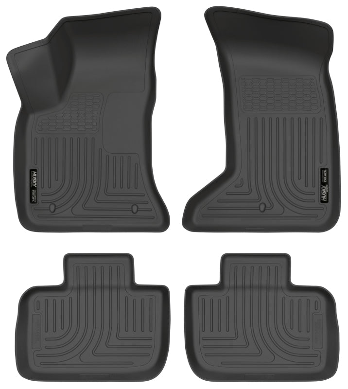 Husky Liners WeatherBeater Combo Black Floor Liners for 11-12 Dodge Charger/Chrysler 300 AWD Only - OneFastShop