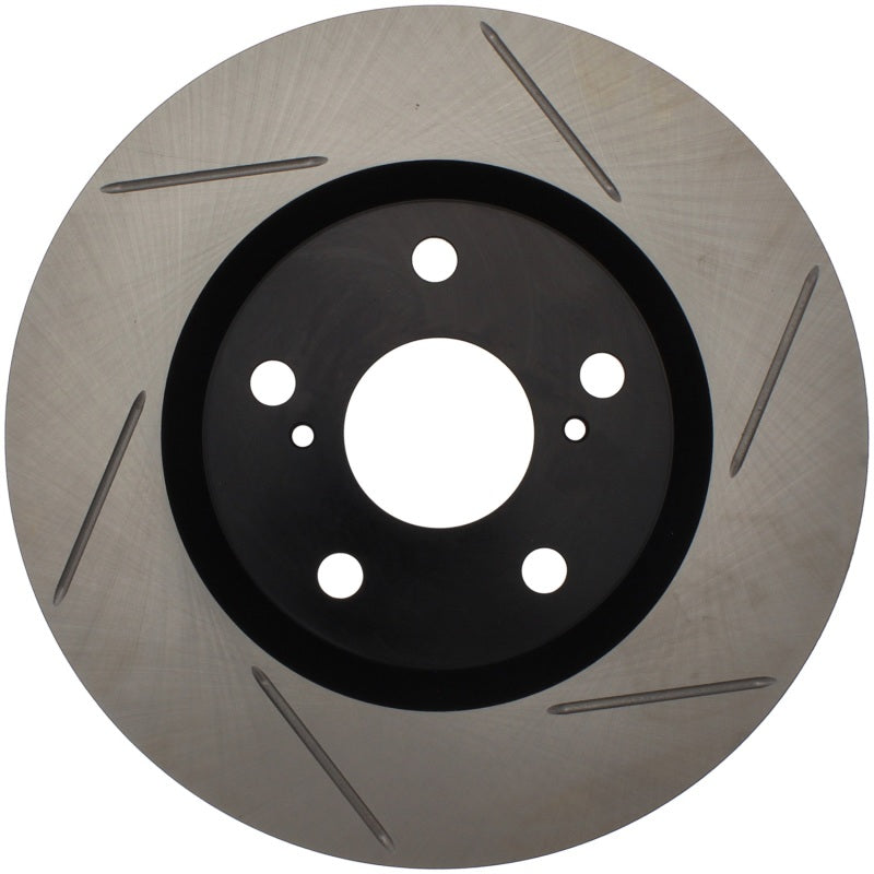 StopTech Power Slot Slotted Right Front Rotor for Lexus Pontiac Toyota 2013-2018 ES300h ES350 2009-2010 Vibe 2011-2016 tC 2007-2017 Camry - OneFastShop