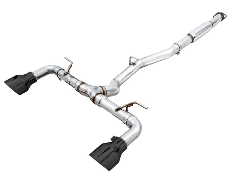 AWE Track Edition Cat-Back Exhaust - Subaru BRZ, Toyota 86 2013-2026 - Diamond Black Tips