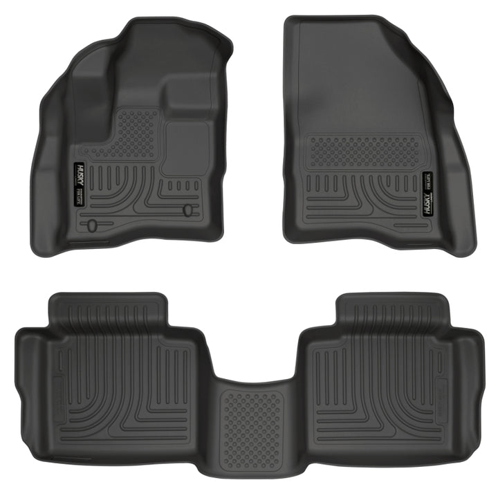 Husky Liners WeatherBeater Combo Black Floor Liners for 10-13 Ford Taurus