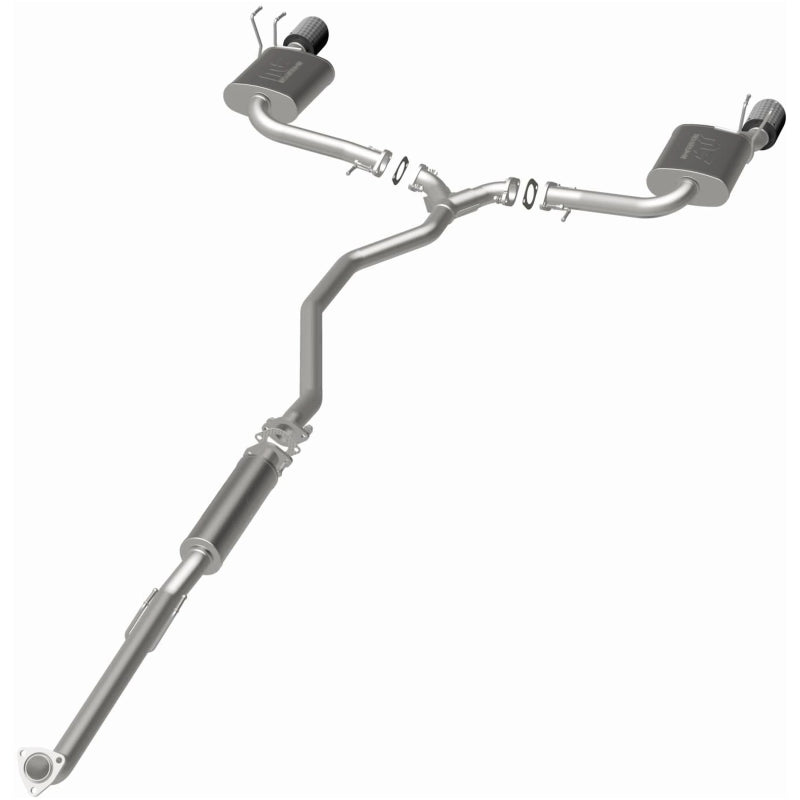 Magnaflow Cat-Back Exhaust System for 2022-2024 Honda Civic EX 1.5L Sedan with Performance Mufflers and Carbon Fiber Tips - OneFastShop