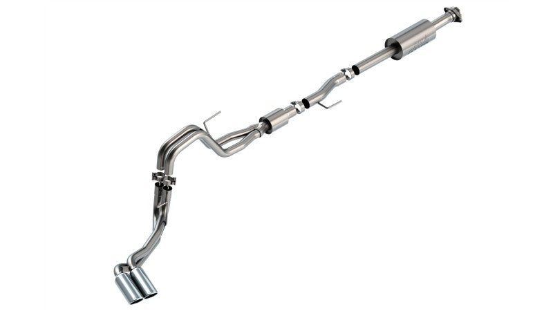 Borla Cat-Back Exhaust System S-Type 4" Tips for 2021 Ford F-150 5.0L Lariat/KR/Platinum/LTD