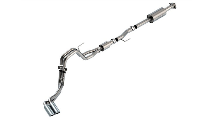 Borla Cat-Back Exhaust System S-Type 4" Tips for 2021 Ford F-150 5.0L Lariat/KR/Platinum/LTD