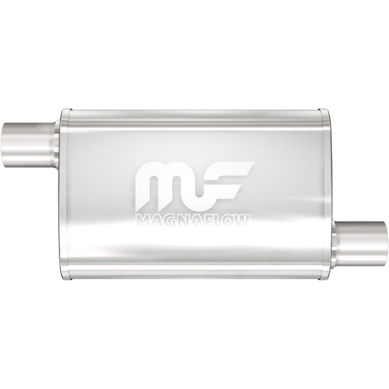 MagnaFlow Performance Muffler with Stainless Steel 14x4x9 2.5/2.5 - Compatible with Various Vehicles - OneFastShop