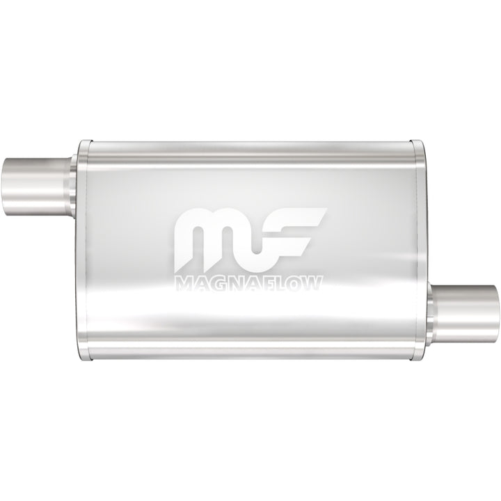 MagnaFlow Performance Muffler with Stainless Steel 14x4x9 2.5/2.5 - Compatible with Various Vehicles - OneFastShop