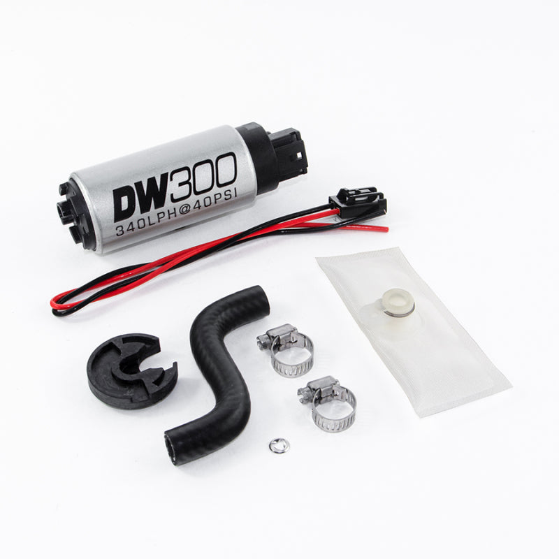 DeatschWerks DW300 320 LPH In-Tank Fuel Pump w/ Install Kit - Ford Mustang Fox Body / SN95 1985-1997