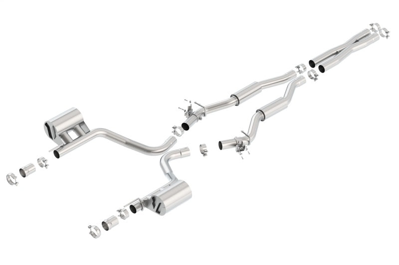 Borla S-TYPE Catback Exhaust with Valves - 2015 Dodge Challenger SRT/392 Hemi 6.4L V8