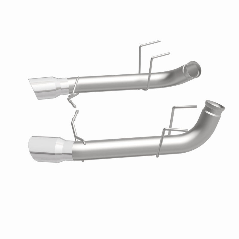 Magnaflow Dual Split Rear Exit Stainless Axle-Back Cat Back Exhaust Competition for 2013-2014 Ford Mustang GT Boss 302 - OneFastShop