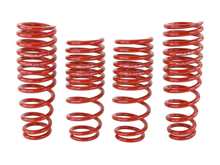Skunk2 Racing Lowering Springs Set of 4 2.50in - 2.25in for 96-00 Honda Civic CX DX EX GX HX LX Si