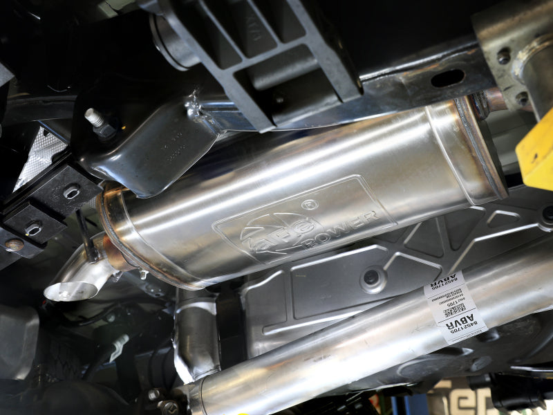 aFe Rock Basher 3in Turn Down Cat-Back Exhaust - Chevrolet Colorado / GMC Canyon 2.7L 2023-2026, image 4