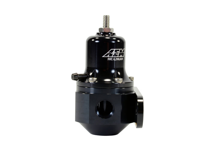 AEM High Capacity Universal Black Adjustable Fuel Pressure Regulator.