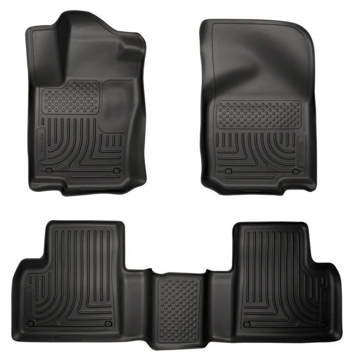 Husky Liners WeatherBeater Black Floor Liners for 2012-2015 Mercedes ML350 4Matic and Bluetec