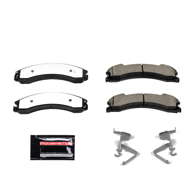 PowerStop Z36 Truck & Tow Brake Pads - Front  Chevrolet Silverado 2500 HD, GMC Sierra 2500 HD, Nissan TITAN XD (2012-2024)