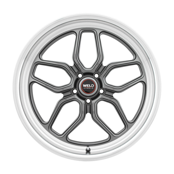 Weld S108 Wheel 20x12 5X120 ET52 BS8.50 Center Bore Gloss Gun Diamond Lip (72.56) - OneFastShop