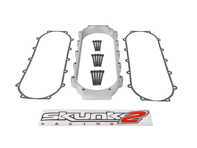 Skunk2 Racing Ultra Series Silver RACE Intake Manifold 2 Liter Spacer Inc Gasket & Hardware for Honda Acura 2013-2017 ILX, 1990-2001 Integra