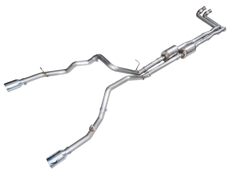 AWE Tuning Cat-Back Exhaust RAM 1500 2025+ Rebel 0FG 3.0TT Chrome Silver Tips