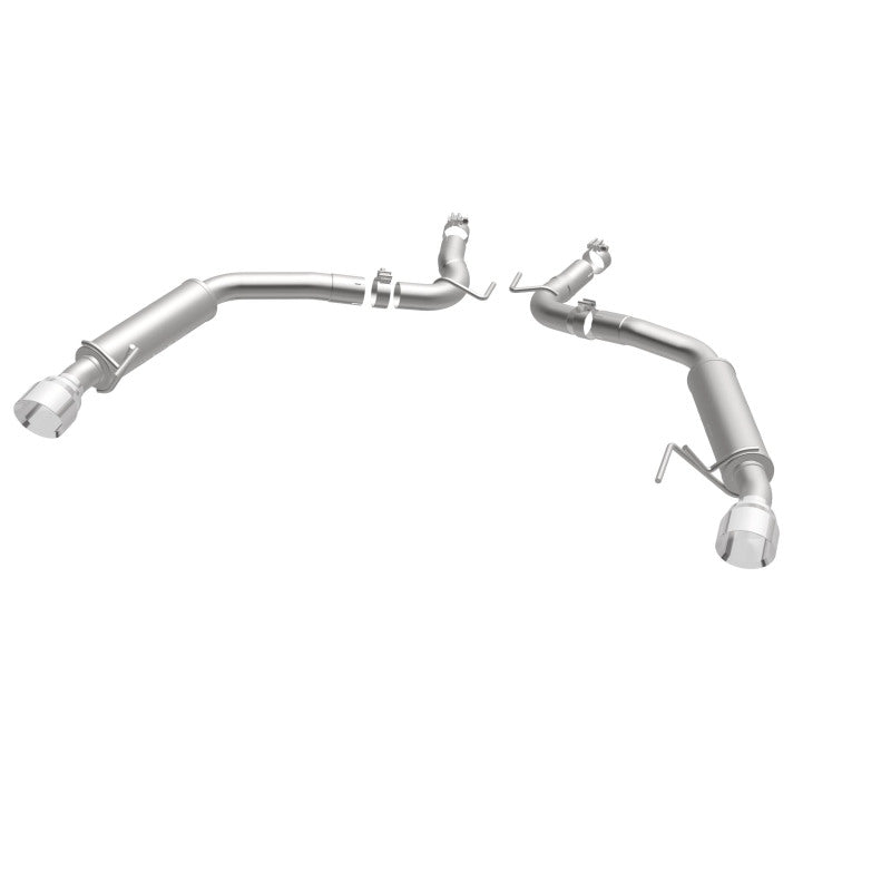 Magnaflow Axle Back Exhaust System SS 2.5in Competition Dual Split Polish 4.5in Tip 2015-2023 Ford Mustang EcoBoost - OneFastShop