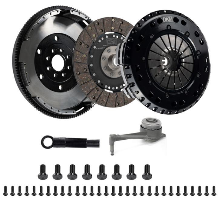 DKM Clutch 2.0 Twin Disc Clutch with Steel Flywheel for VW/Audi A3 TSI (660 ft/lbs Torque) - OneFastShop