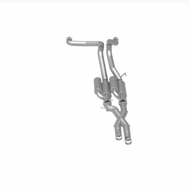 Magnaflow Cat-Back Exhaust 2021-2024 Jeep Wrangler 6.4L Rock Crawler Series Dual Exit Stainless - OneFastShop