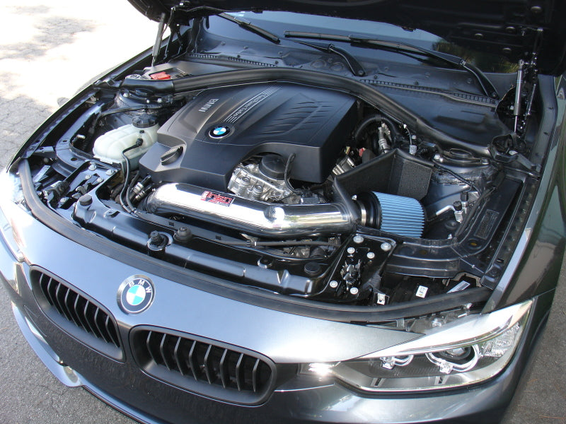 Injen Polished Short Ram Intake with MR Tech for 2012-2015 BMW 335i N55 3.0L L6 Turbo Auto Trans Only