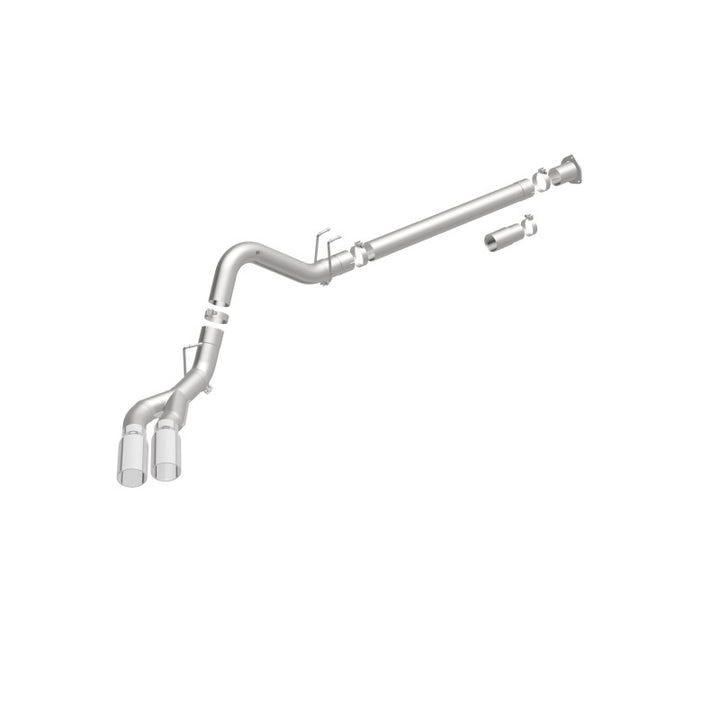 MagnaFlow Pro Series Exhaust System DPF-Back 4in SS Dual Single Rear Exit - 08-17 Ford F-250/F-350/F-450 - OneFastShop