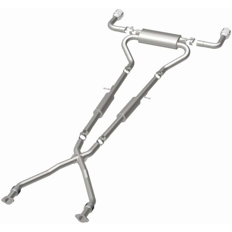 Magnaflow Cat-Back Exhaust with Polished Tips for 14-24 Infiniti Q50 V6 3.7L Dual Split Rear Exit - OneFastShop
