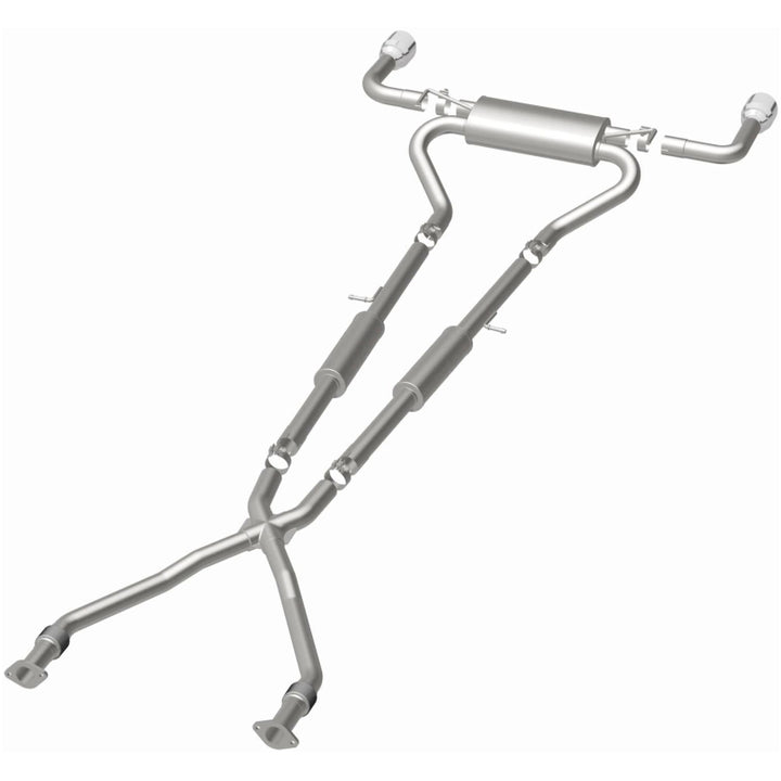 Magnaflow Cat-Back Exhaust with Polished Tips for 14-24 Infiniti Q50 V6 3.7L Dual Split Rear Exit - OneFastShop