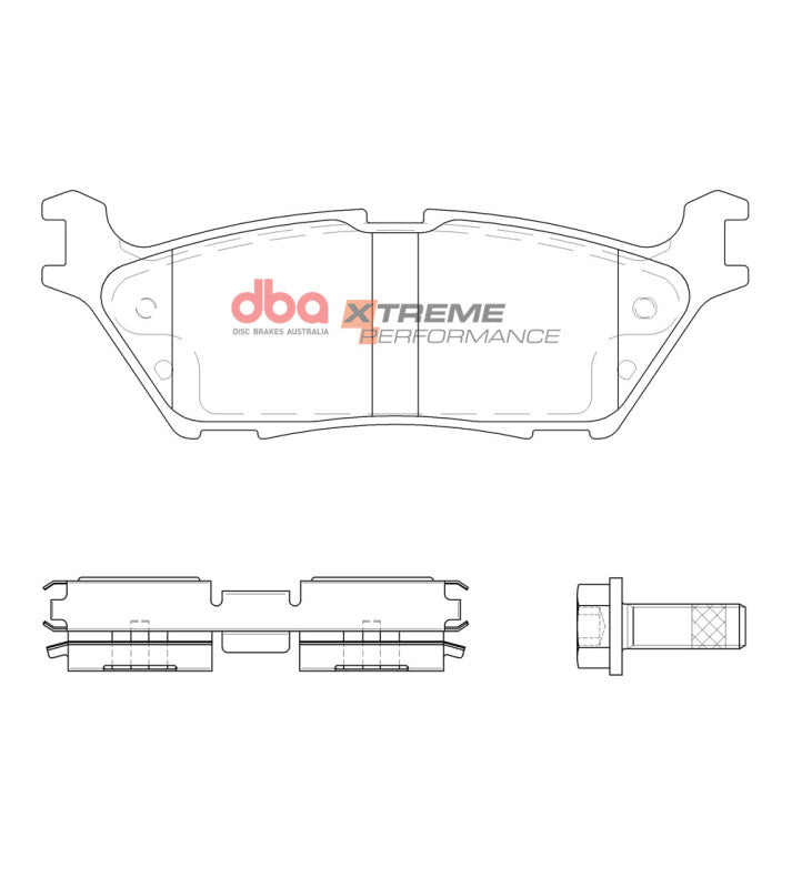 DBA 2018–2020 XP Performance Rear Brake Pads for Ford Expedition - OneFastShop