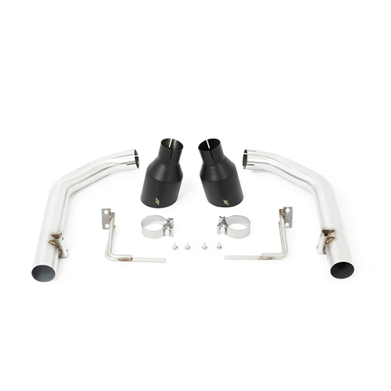 Mishimoto Axleback Exhaust Black Tips 2015 Plus Mustang - OneFastShop