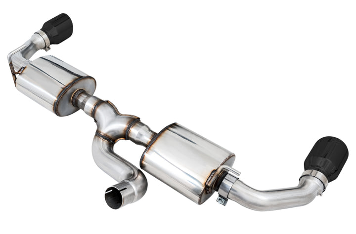 AWE Tuning Tread Edition Axle-Back Exhaust - Diamond Black Tips for 2018+ Jeep Wrangler JL/JLU - OneFastShop