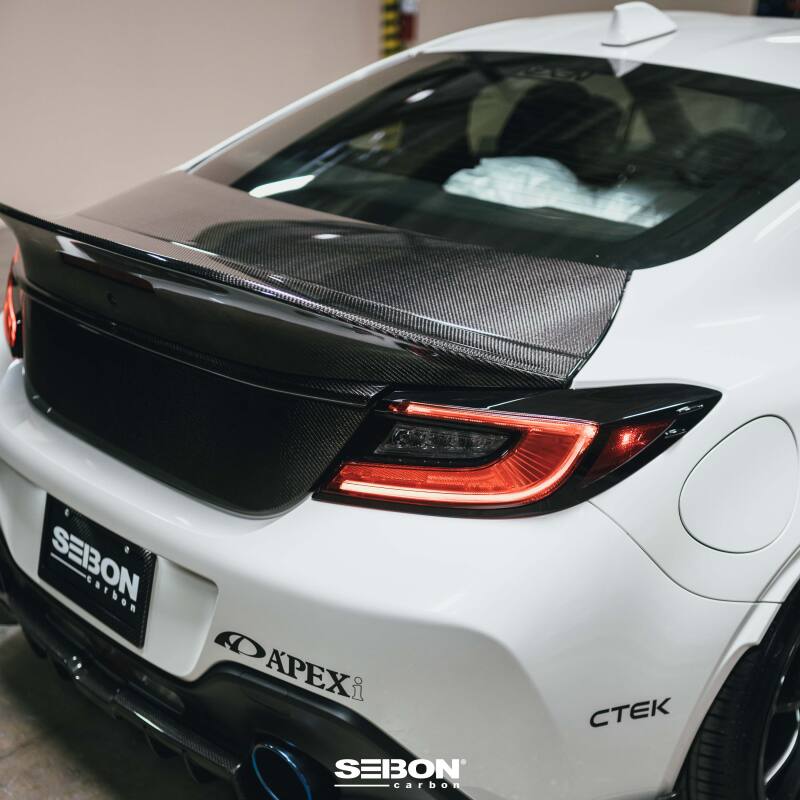 Seibon Carbon Fiber Trunk Lid for 2022+ Toyota GR86 / Subaru BRZ C-Style