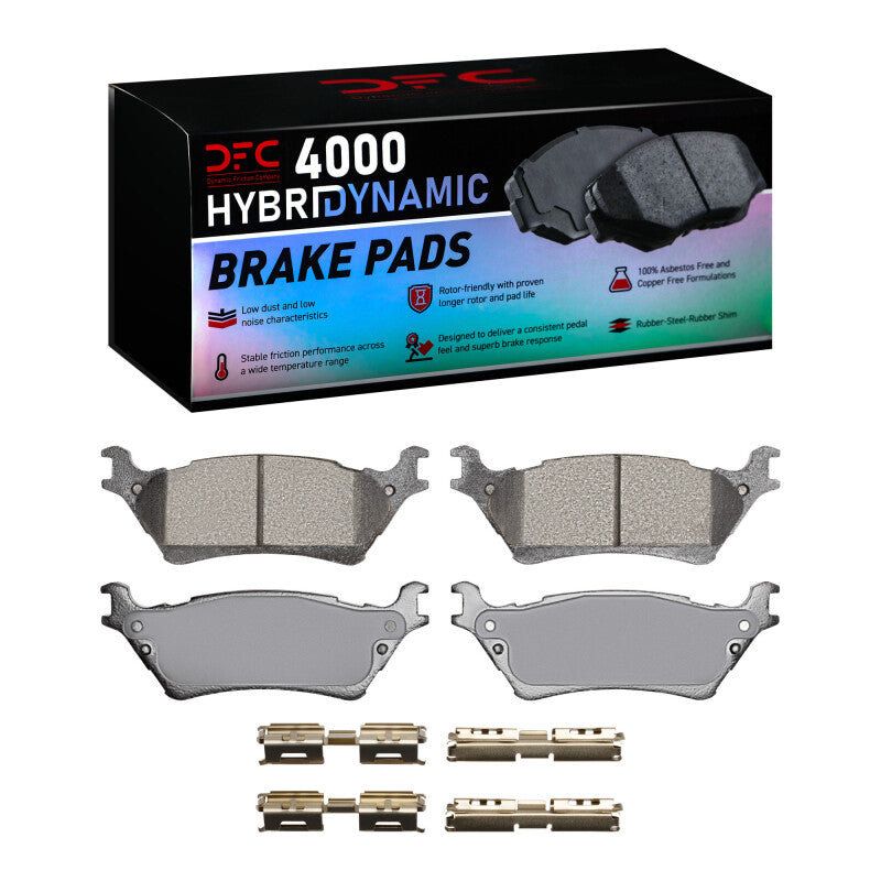 DFC 12-20 Ford F-150 RWD Rear 4000 HybriDynamic Brake Pads And Hardware Kit