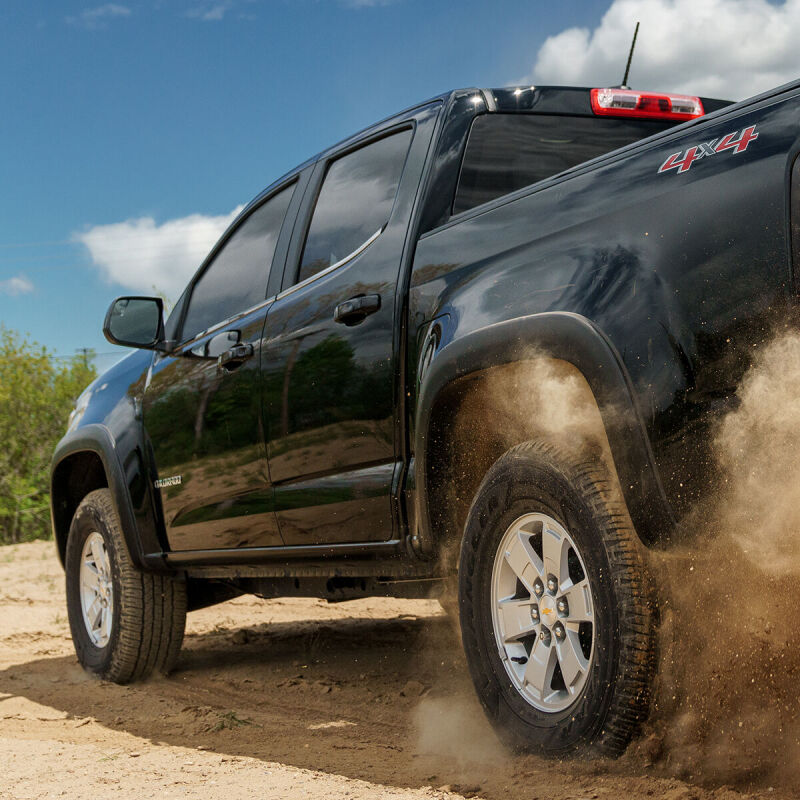 Husky Liners Fender Flares 4pc Black for 15-20 Chevrolet Colorado (Excl. ZR2) - OneFastShop