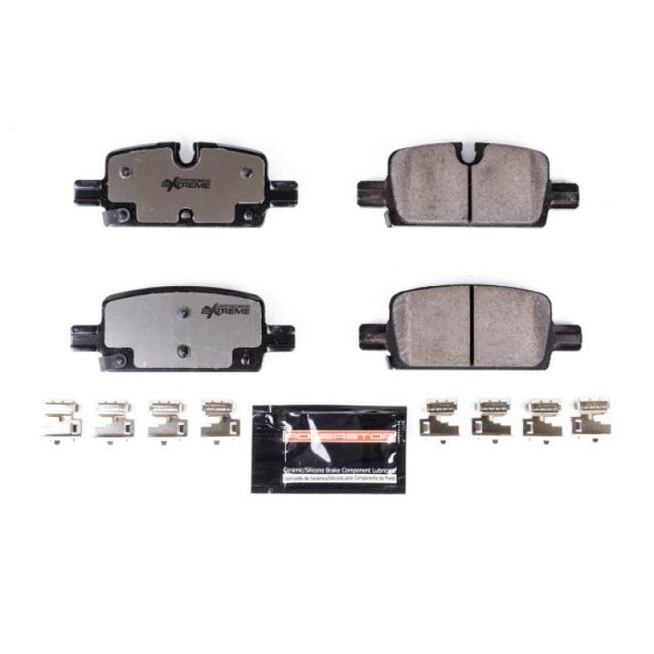 PowerStop Rear Z36 Truck & Tow Brake Pads with Hardware for 2019-2024 Chevrolet Silverado 1500