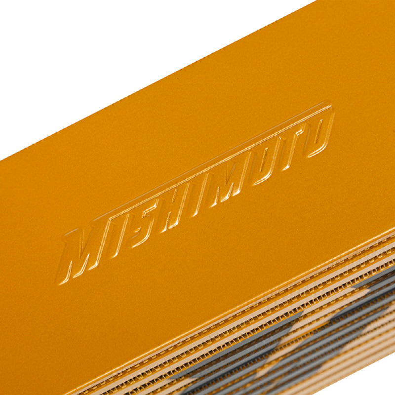 Mishimoto Universal Intercooler - J-Line Gold for Limited Front-End Space