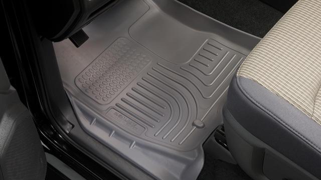 Husky Liners Weatherbeater Front and 2nd Row Floor Liners - Audi Q7 2007-2015 - Black