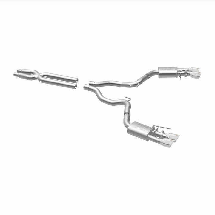 MagnaFlow Cat-Back Exhaust System 2018-2023 Ford Mustang GT 5.0L Competition Dual Exit 4in Tips - OneFastShop