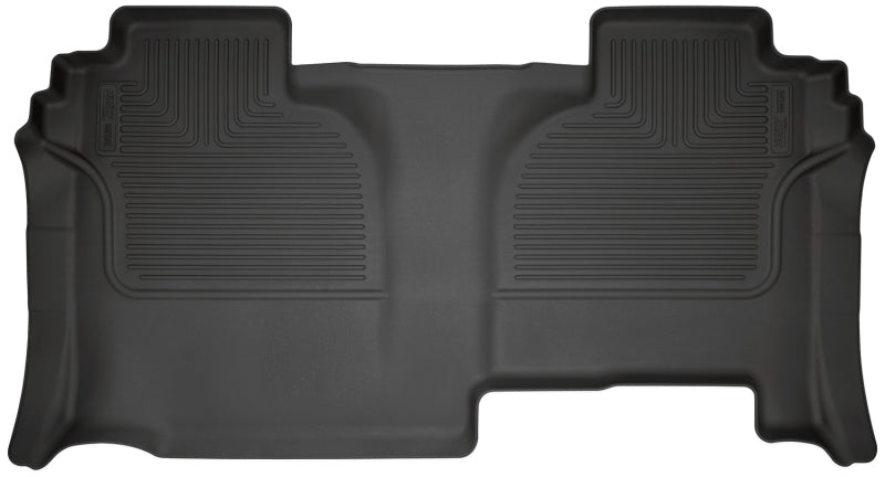 Husky Liners WeatherBeater 2nd Seat Black Floor Liners for 2020-2024 Chevrolet Silverado 2500/3500HD DC - OneFastShop