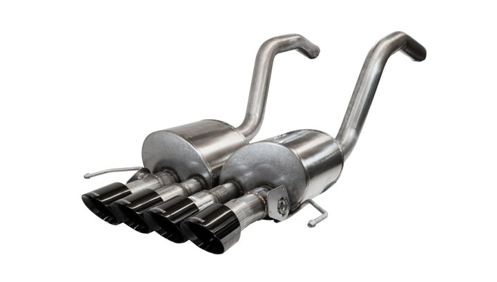 Corsa Performance Xtreme Axle-Back Exhaust for Corvette C7 Z06 6.2L - 2.75in Dual NPP & Quad Black Tips - 2015-2019 - OneFastShop