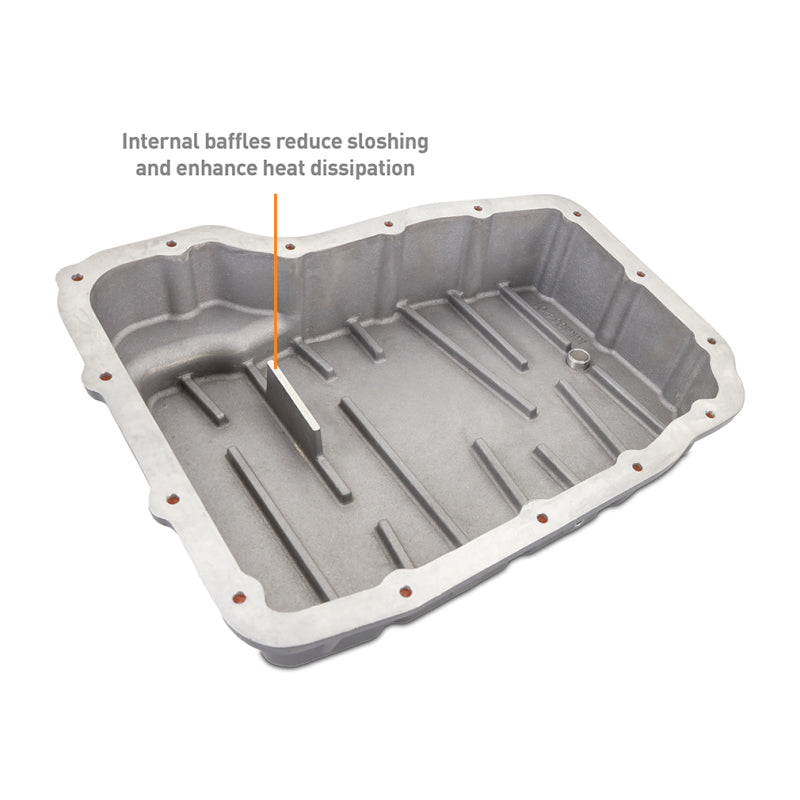 Mishimoto Aluminum 68RFE Transmission Pan - Cast - GR for 2007.5+ Ram 6.7L Cummins