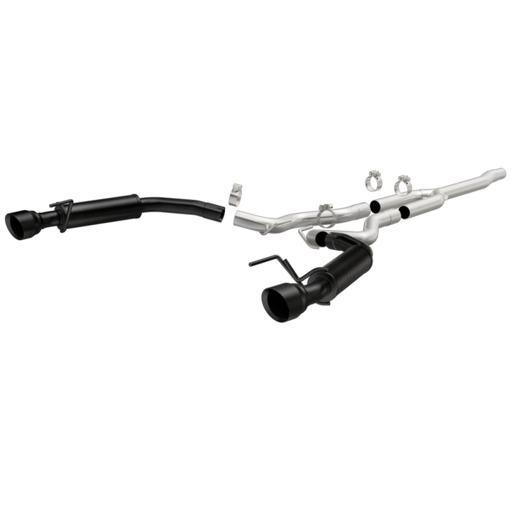 Magnaflow Cat-Back Exhaust 15-23 Ford Mustang 2.3L L4 Competition SS Dual Split Rear 4.5in Black Tips - OneFastShop