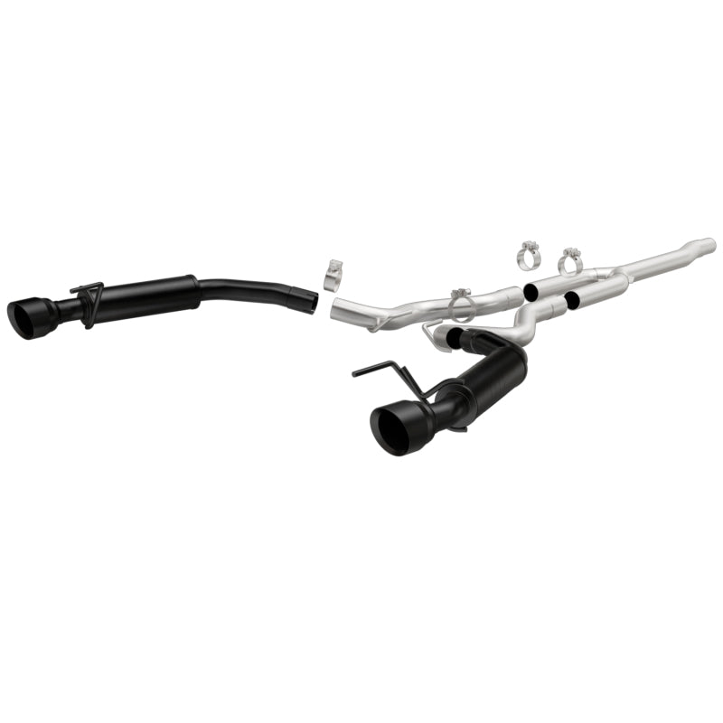 Magnaflow Cat-Back Exhaust 15-23 Ford Mustang 2.3L L4 Competition SS Dual Split Rear 4.5in Black Tips - OneFastShop