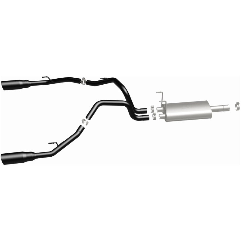 Magnaflow Performance Exhaust System Black Stainless Dual Split Rear Exit for 09-15 Dodge Ram 1500 V8
