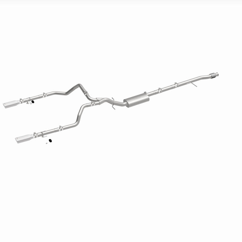 Magnaflow Street Series Dual Exit Exhaust for 2019-2024 Chevy Silverado 1500 V8 5.3L/V6 4.3 with Polished Tips - OneFastShop