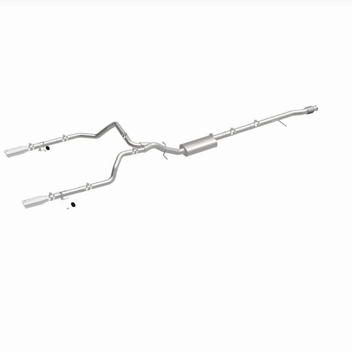 Magnaflow Street Series Dual Exit Exhaust for 2019-2024 Chevy Silverado 1500 V8 5.3L/V6 4.3 with Polished Tips - OneFastShop