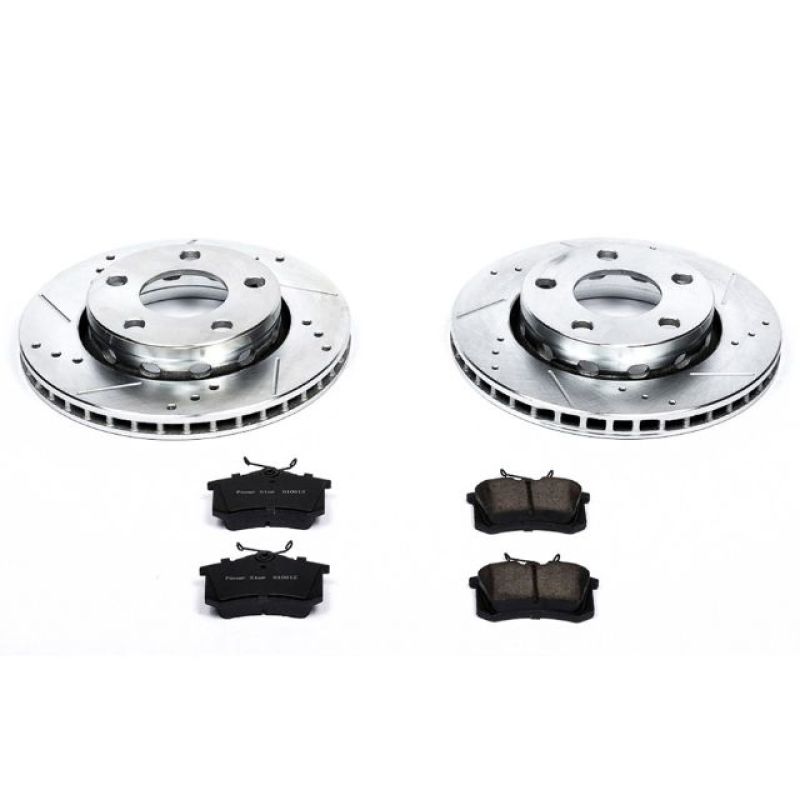 PowerStop Z23 Evolution Sport Brake Kit for 00-02 Audi S4 Rear